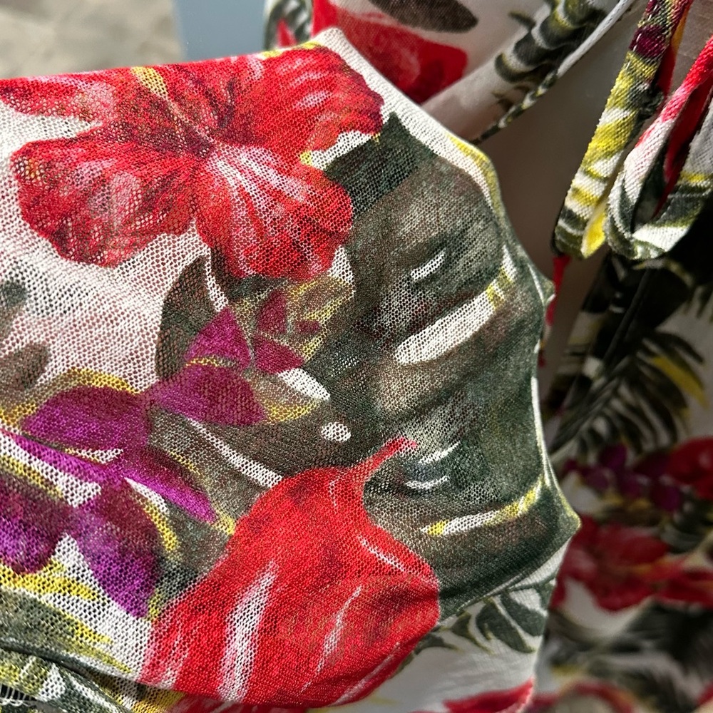 Ember Floral Sleeveless Maxi Cardigan - Picture 6 of 7